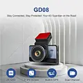 4G Dashcam 2K IPS شاشة مع مراقبة وقوف السيارات على مدار الساعة